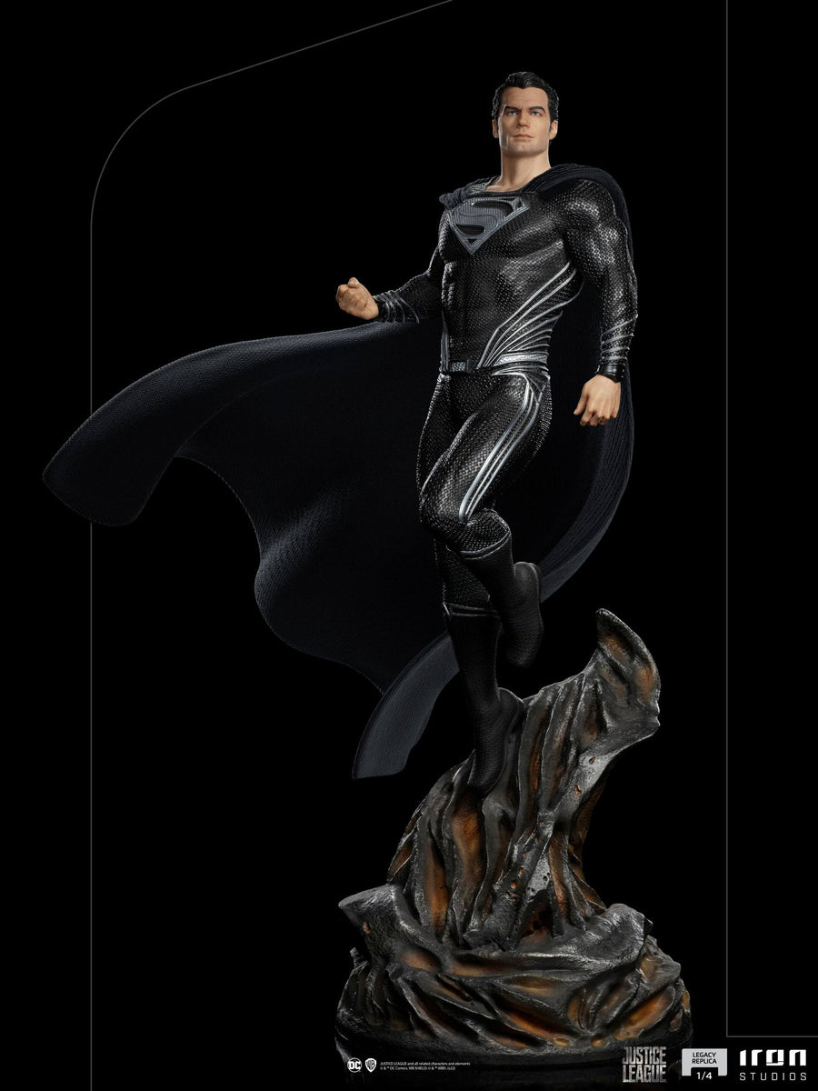 Iron Studios Zack Snyder's Justice League Superman Black Suit 1/4