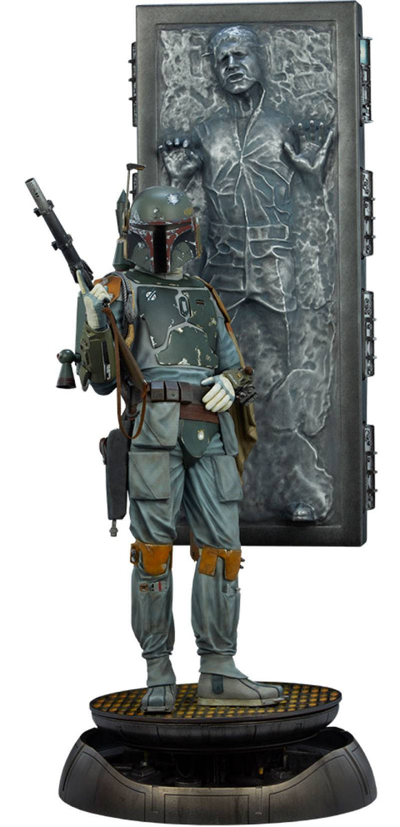 Sideshow Collectibles Star Wars Boba Fett and Han Solo in