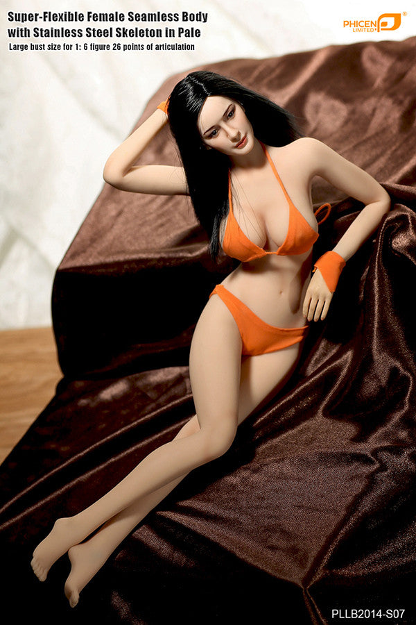 TBLeague Phicen S40 Female Seamless Large Bust Pale Body with Head 1/6  Figure Tall and Slender Type